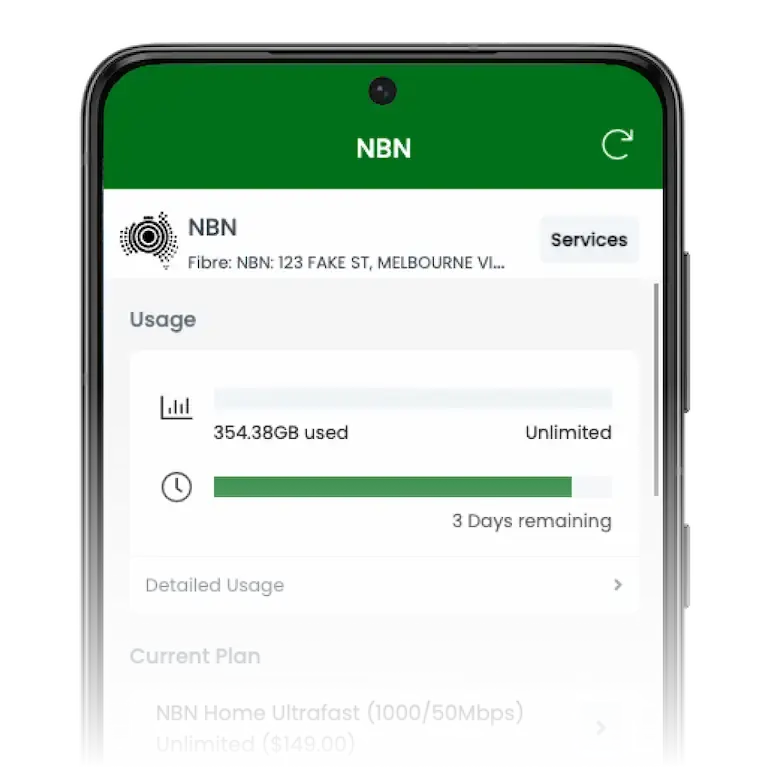 Screenshot from the MyAussie app
